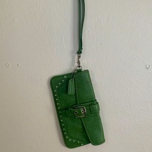 Vintage coach wallet GREEN
